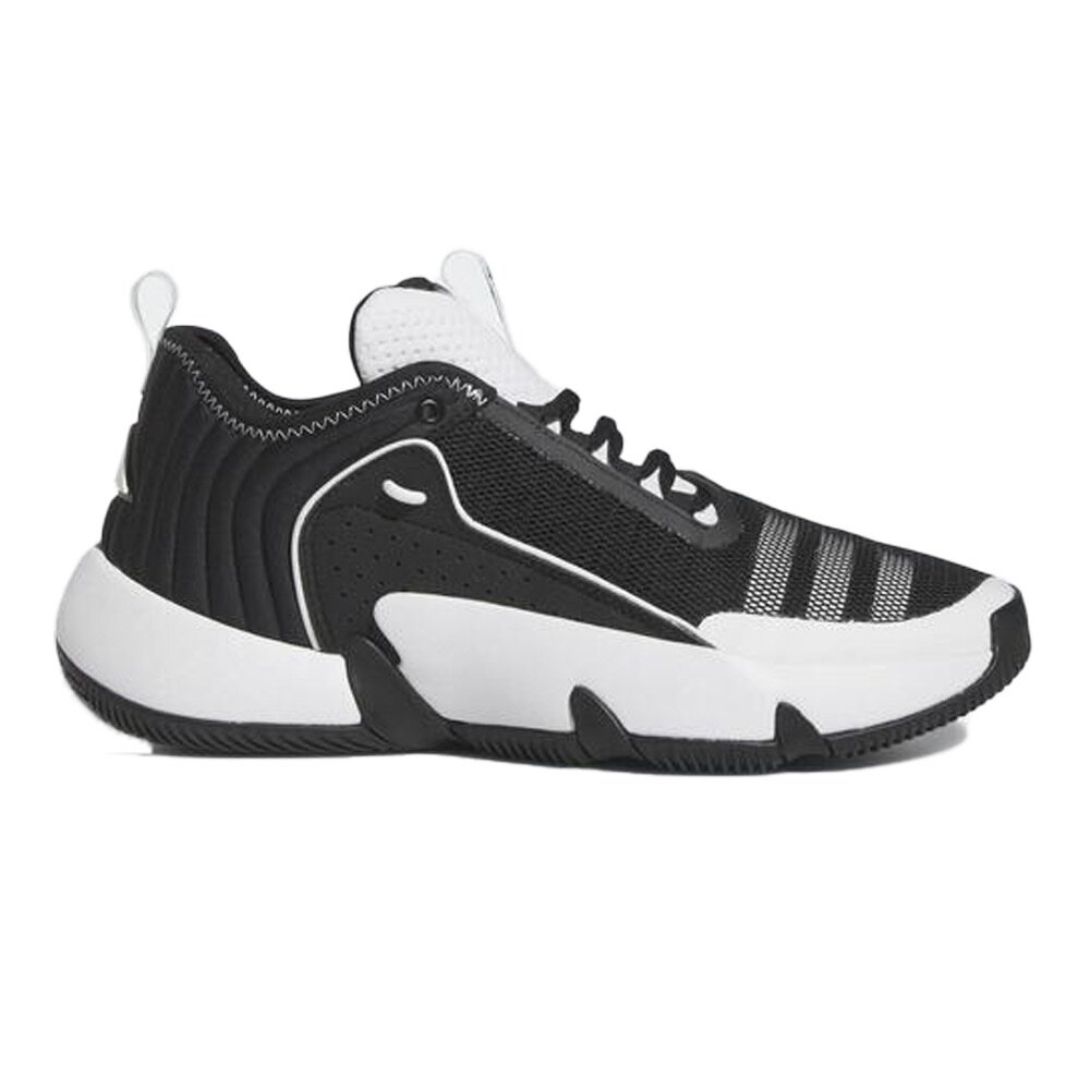 240208160231-Adidas 男鞋 籃球鞋 緩震 Trae Unlimited 黑白 HQ1020
